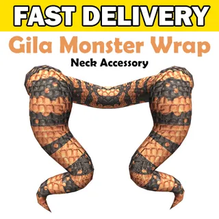 Gila Monster Wrap Toy Code Avatar Adopt Me - Delivered in 1hr - 24hr