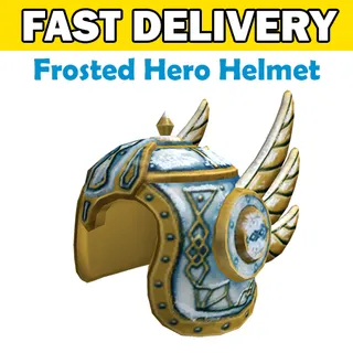 Frosted Hero Helmet Toy Code Avatar - Delivered in 1hr - 32hr