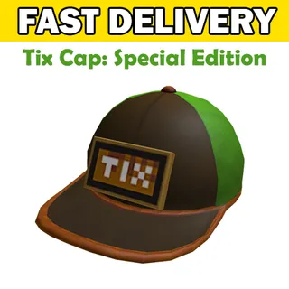 Tix Cap Special Edition Toy Code Avatar - Delivered in 1hr - 32hr