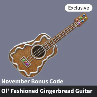 Ol' Fashioned Gingerbread Guitar Bonus Code