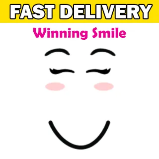 Winning Smile Face Toy Face Code Avatar - Delivered in 1hr - 32hr