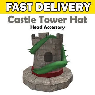 Castle Tower Hat Toy Code Avatar Adopt Me - Delivered in 1hr - 24hr