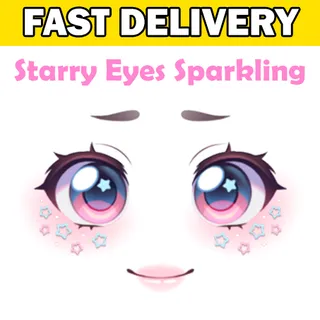 Starry Eyes Sparkling Toy Face Code Avatar - Delivered in 1hr - 32hr