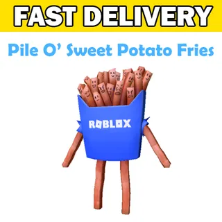 Pile O’ Sweet Potato Fries Bundle Toy Code Avatar - Delivered in 1hr - 32hr