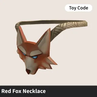 Red Fox Necklace Toy Code