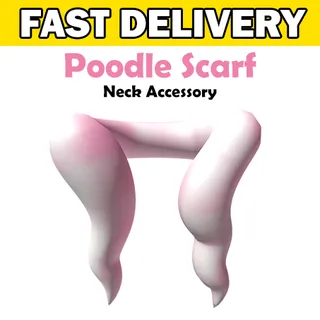 Poodle Scarf Toy Code Avatar Adopt Me - Delivered in 1hr - 24hr