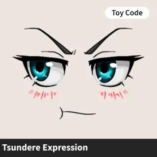 Tsundere Expression Face Toy Code