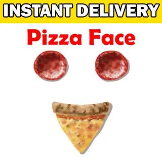 Pizza Face Toy Face Code Avatar - Delivered Instantly
