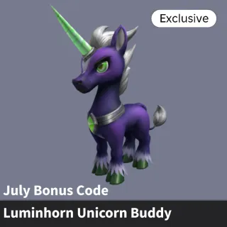 Luminhorn Unicorn Buddy BONUS CODE