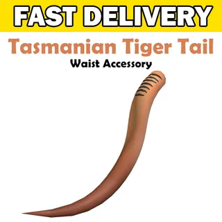 Tasmanian Tiger Tail Toy Code Avatar Adopt Me - Delivered in 1hr - 24hr