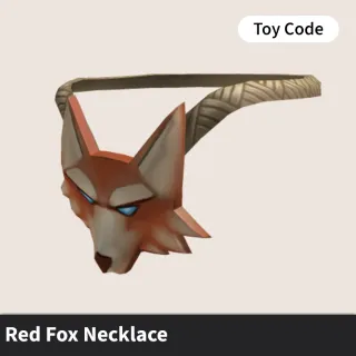 Red Fox Necklace Toy Code