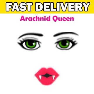 Arachnid Queen Face Toy Face Code Avatar - Delivered in 1hr - 32hr