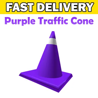Purple Traffic Cone Toy Code Avatar - Delivered in 1hr - 32hr