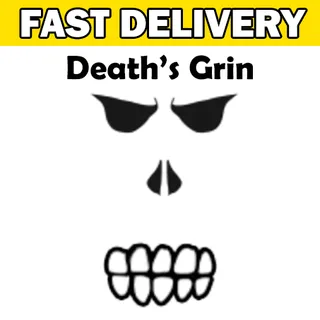 Death’s Grin Face Toy Face Code Avatar - Delivered in 1hr - 32hr