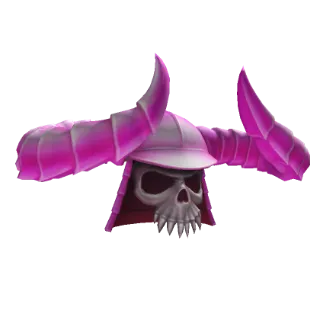 Flaming Pink Horned Helmet + $10 CREDIT