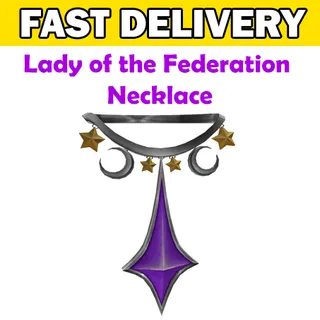 Lady of the Federation Necklace Toy Code Avatar - Delivered in 1hr - 32hr