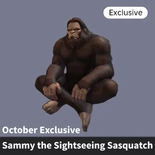 Sammy the Sightseeing Sasquatch + $6 CREDIT
