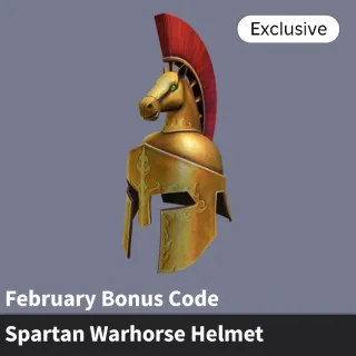 Spartan Warhorse Helmet Bonus Code