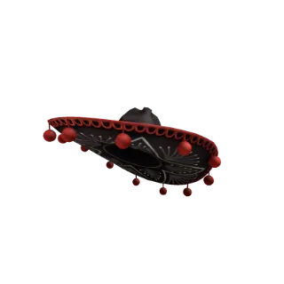 Midnight Crimson Sombrero + $10 CREDIT