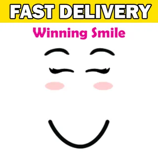 Winning Smile Face Toy Face Code Avatar - Delivered in 1hr - 32hr