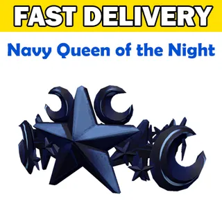 Navy Queen of the Night Hat Toy Code Avatar - Delivered in 1hr - 32hr