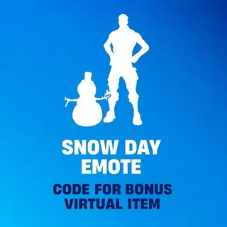 Fortnite Snow Day Emote GLOBAL CODE