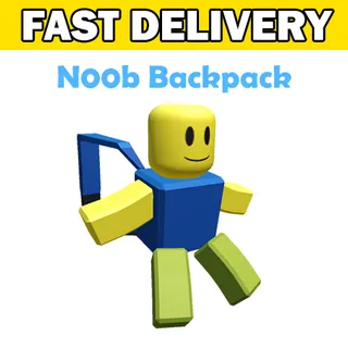 N00b Backpack Back Toy Code Avatar - Delivered in 1hr - 32hr