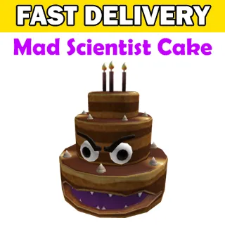 Mad Scientist Cake Virtual Item Toy Code Avatar - FAST DELIVERY