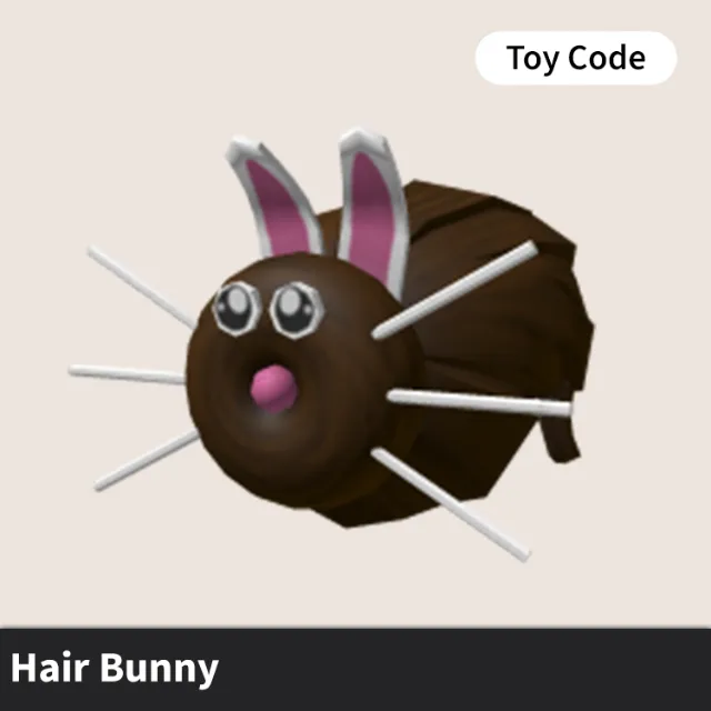 Hair Bunny Toy Code - Roblox Game - Gameflip