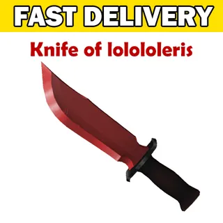 Knife of lolololeris Gear Toy Code Avatar - Delivered in 1hr - 32hr