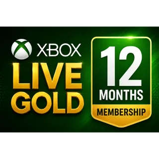 Xbox Live Gold 12 Months