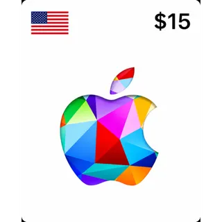 Apple iTunes $15.00 USD