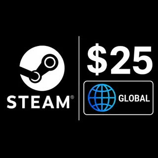 $25.00 USD Steam Gift Card