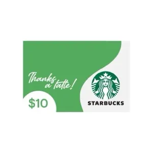 $10.00 Starbucks