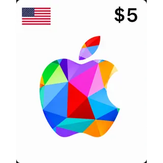 $5.00 USD Apple