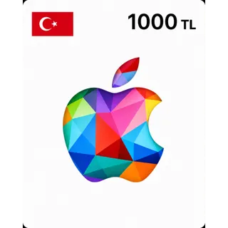 ₺1000.00 TRY Apple iTunes