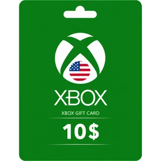 $10.00 USD Xbox Gift Card
