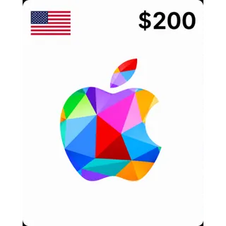App Store & iTunes 200.00 USD