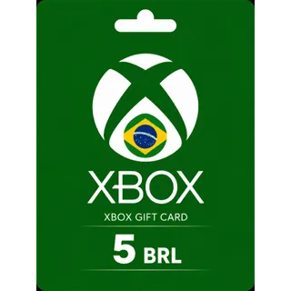 R$5.00 BRL Xbox Gift Card