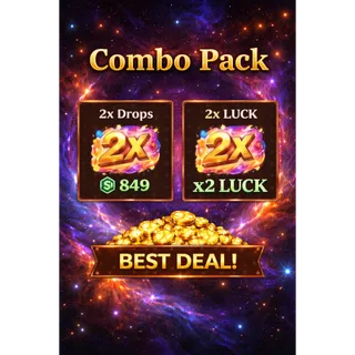 2x Drop 2x luck 2xgems Bundle Sailor piece 