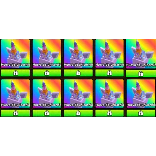 X10 UNICORN EGG BUILD A ZOO!