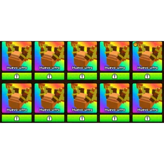 X10 ULTRA EGG BUILD A ZOO!