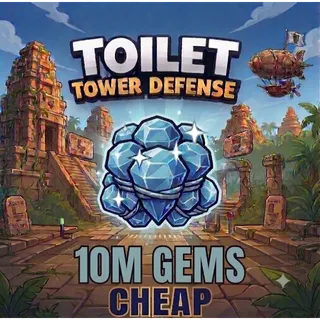 10M GEMS TOILET TOWER DEFENSE CHEAP!