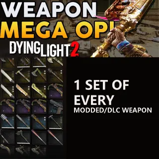 Modded weapon set