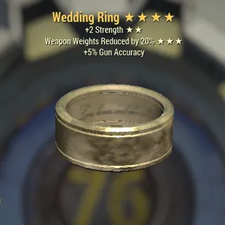 Wedding ring ✩✩✩✩ S WWR 5% ACC