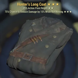 Hunter's long coat  AP SENT