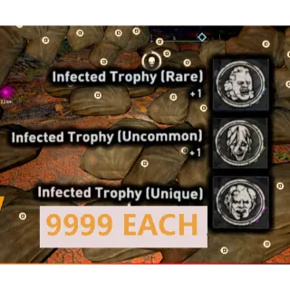  9999 infected trophy