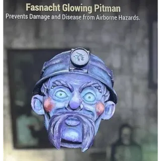 Glowing pitman mask