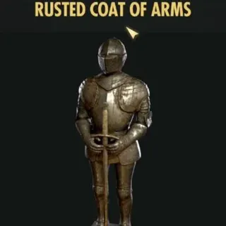 rusted coat of arms
