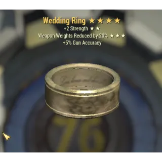 Wedding ring ✩✩✩✩ S WWR 5% ACC